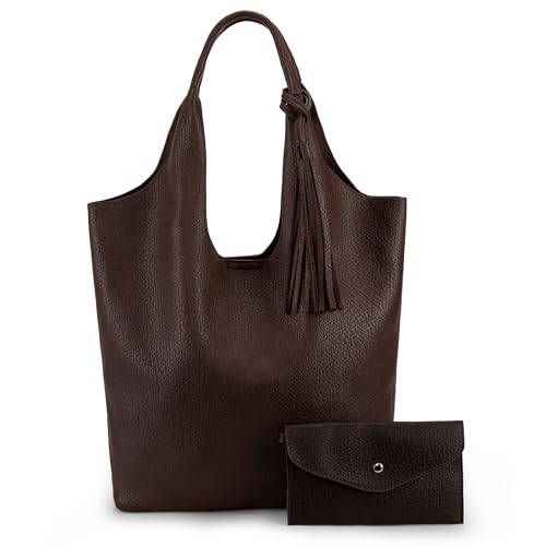 Montana West Slouchy Hobo Bags for Women Soft Designer Shoulder Purses Ladies Top Handle Handbag