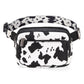 Montana West Cow Print Fanny Packs for Women Everywhere Belt Bag Crossbody Waist Packs with Adjustable Strap