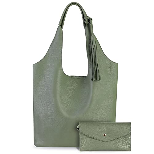 Montana West Slouchy Hobo Bags for Women Soft Designer Shoulder Purses Ladies Top Handle Handbag