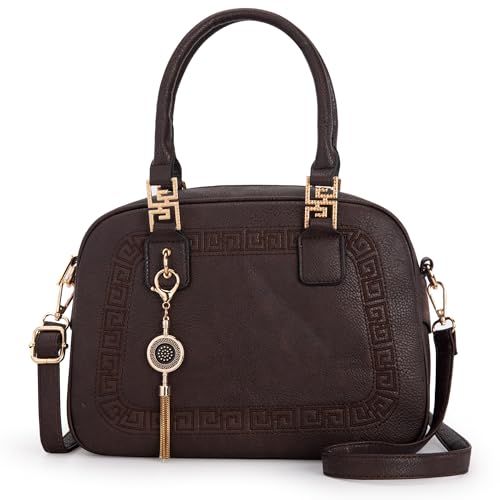 Montana West Small Top Handle Purse for Women Crossbody Satchel Handbag Barrel Bag