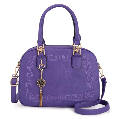 Montana West Small Top Handle Purse for Women Crossbody Satchel Handbag Barrel Bag