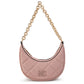 MC-351 Milan Chiva Small Quilted Crescent Shoulder Bag