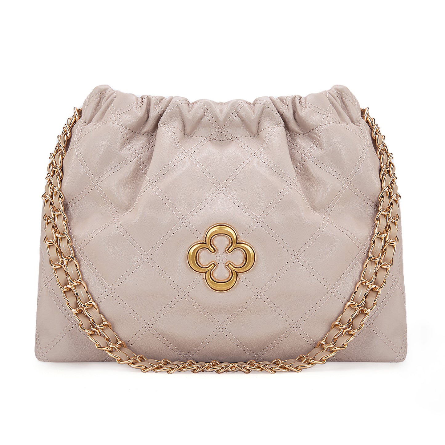 MC-411  Milan Chiva Gold Chain Strap Small Dumpling Bag For Women