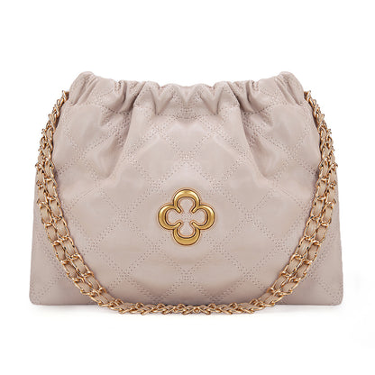 MC-411  Milan Chiva Gold Chain Strap Small Dumpling Bag For Women